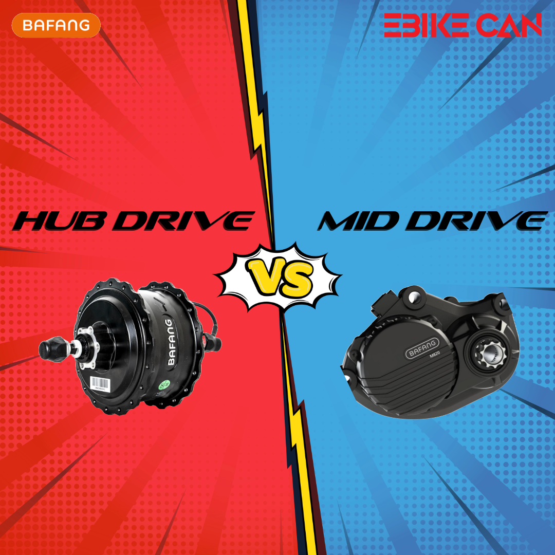 Choosing Between Hub Drive and Mid-Drive E-Bikes!
