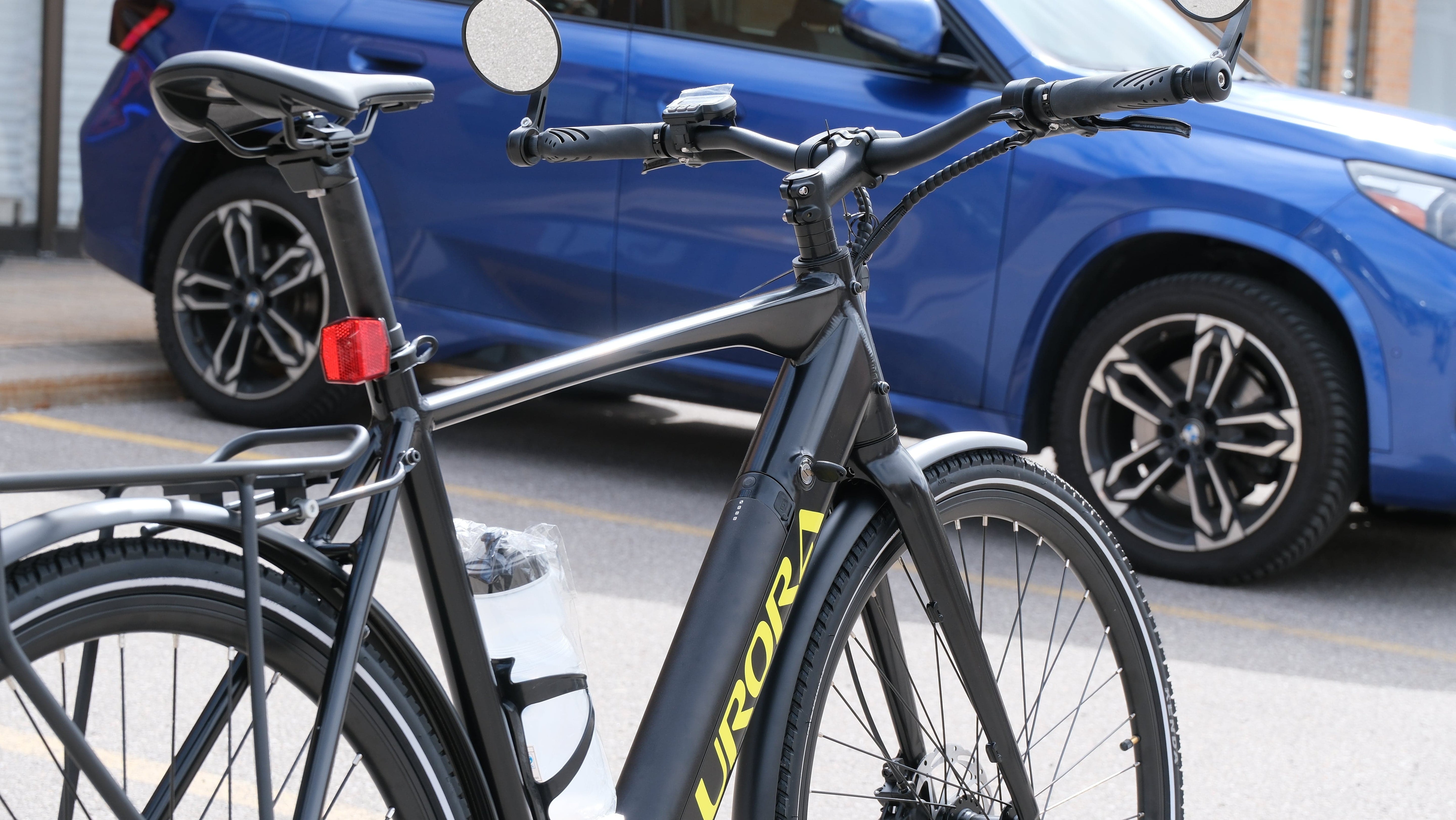 AURORA ebike with mirrors